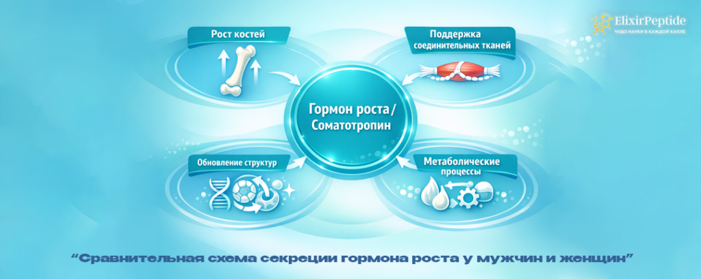 Сравнительная схема секреции гормона роста у мужчин и женщин.png Сравнительная схема секреции гормона роста у мужчин и женщин.png