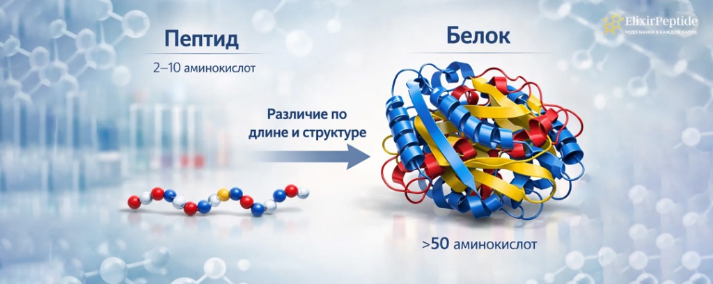 Отличие пептидов и белков по размеру и структуре.jpg Отличие пептидов и белков по размеру и структуре.jpg