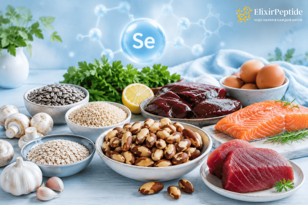 В каких продуктах содержится селен